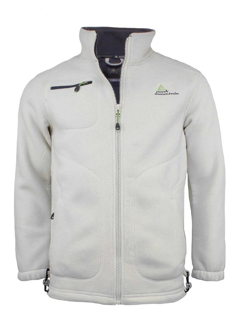 Blouson polaire homme CIK PEAK MOUNTAIN Ecru