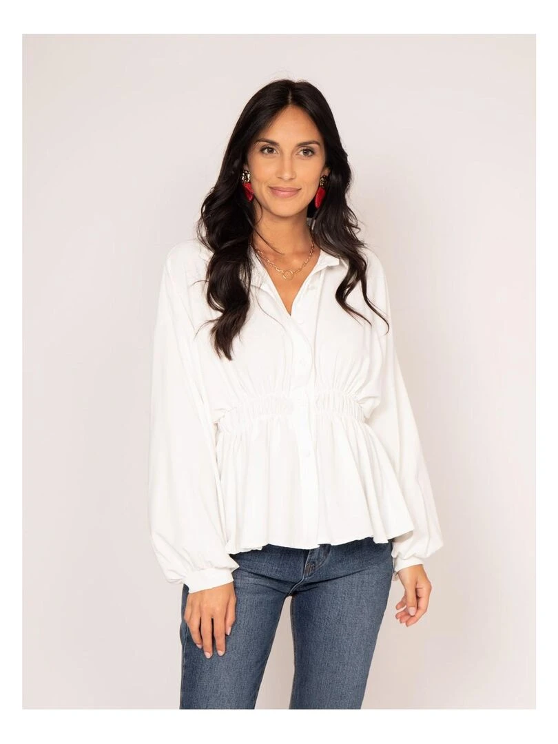 Chemise fluide OCEANIE Ecru
