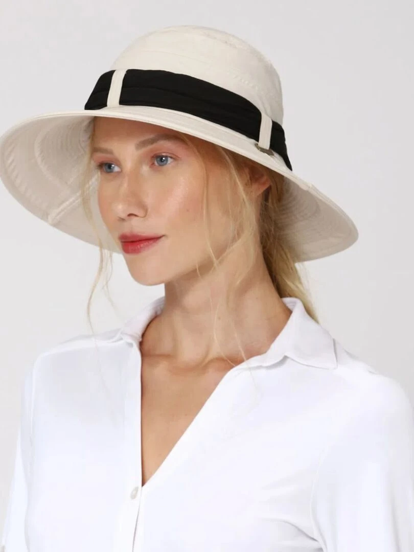 Chapeau souple/capeline Paris Ville Areia UPF 50+ Beige
