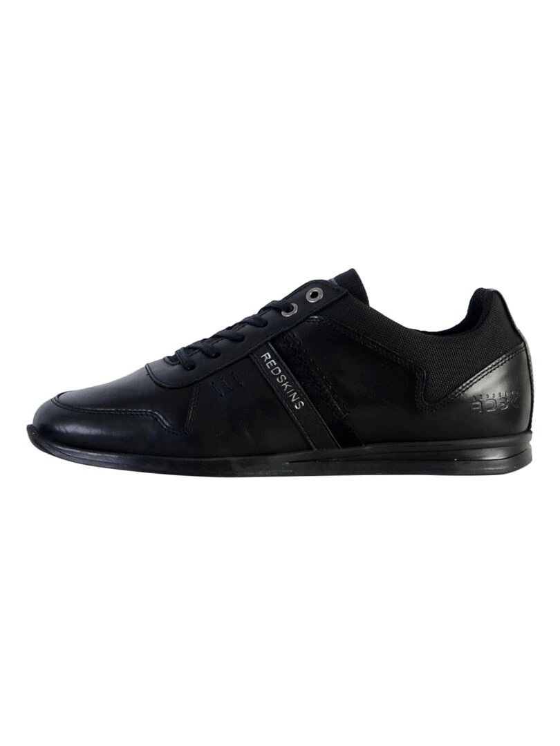 Basket Cuir Redskins Living Noir