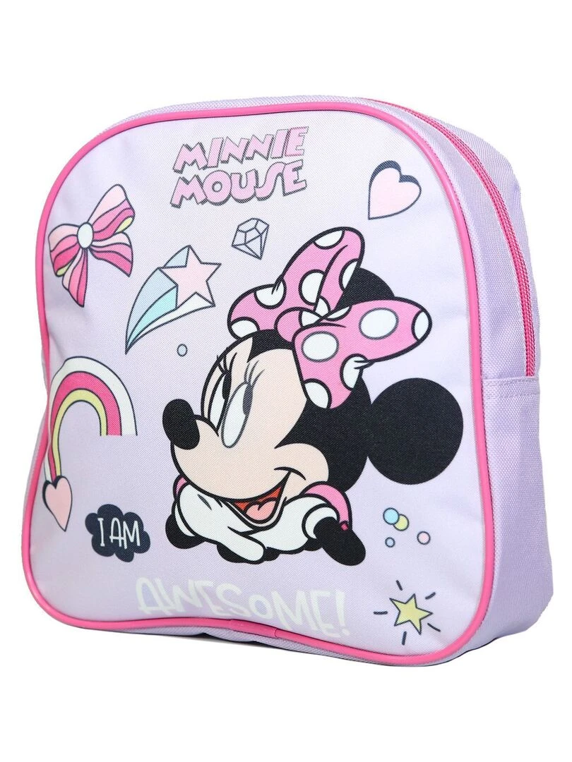BAGTROTTER Sac à dos gouter maternelle Disney Minnie Violet Violet