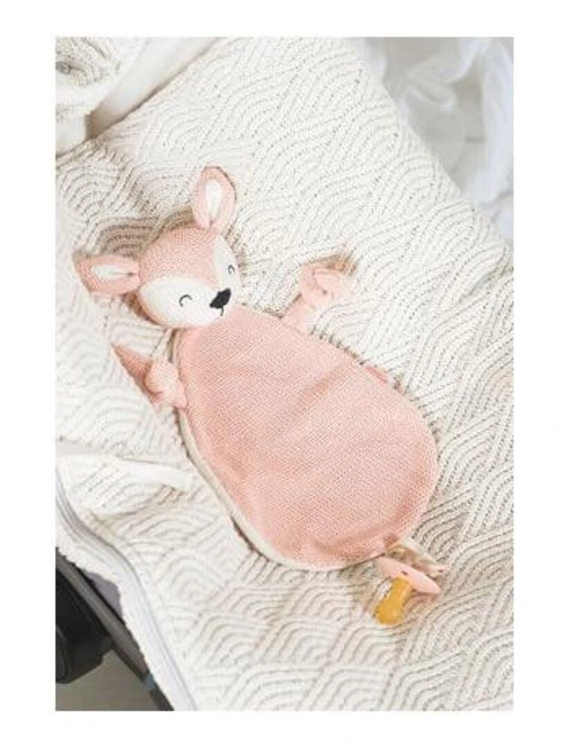 Attache Sucette Dear Rose Pale   Jollein   Rose