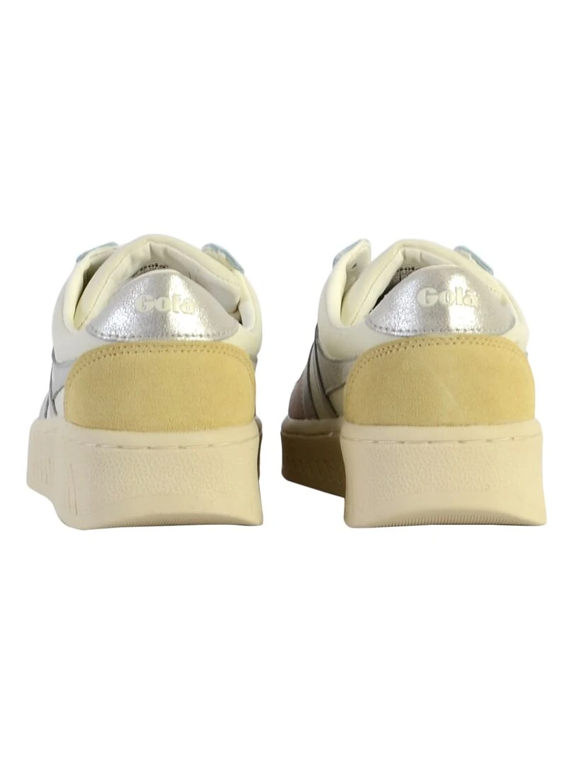 Basket Cuir Gola Grandslam Quadrant   Blanc
