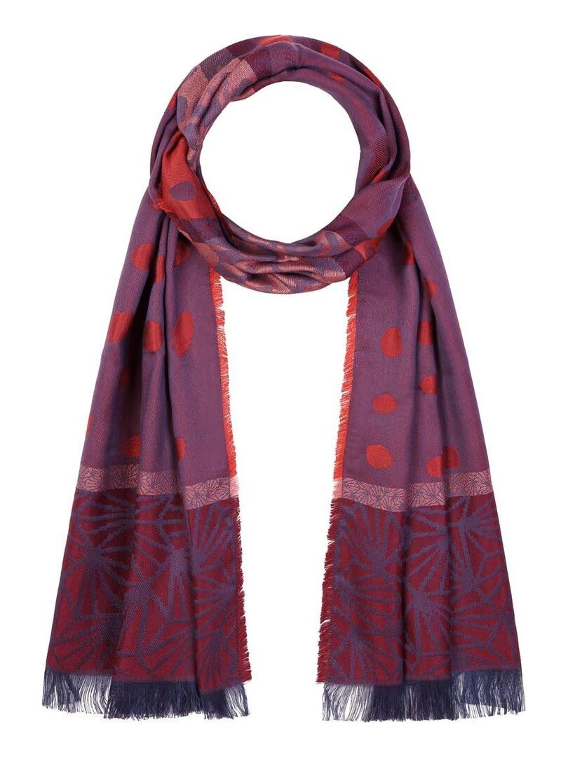 Echarpe Légère Ligura Fabriqué en France Violet