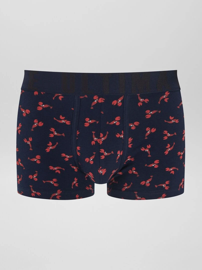 Lot de 3 boxers fantaisie BLEU