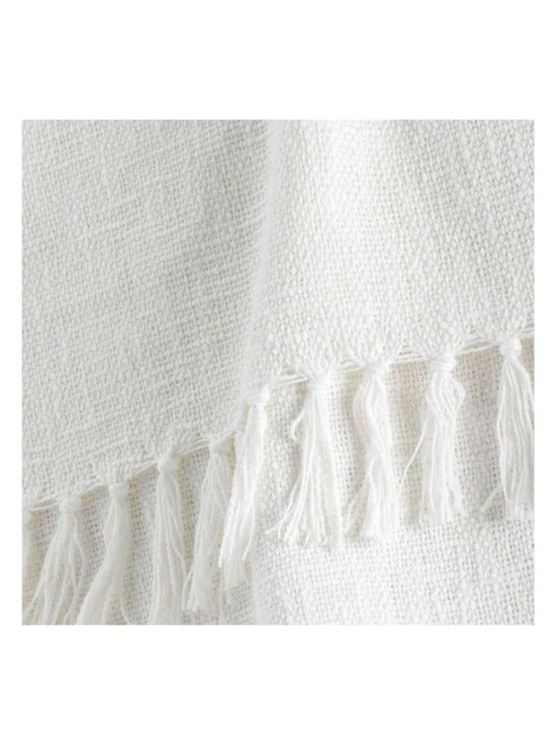 Plaid Zamina Beige clair