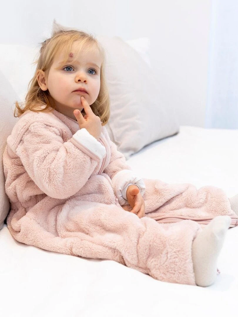 Bemini Gigoteuse  jambes séparables Softy et jersey   Rose clair