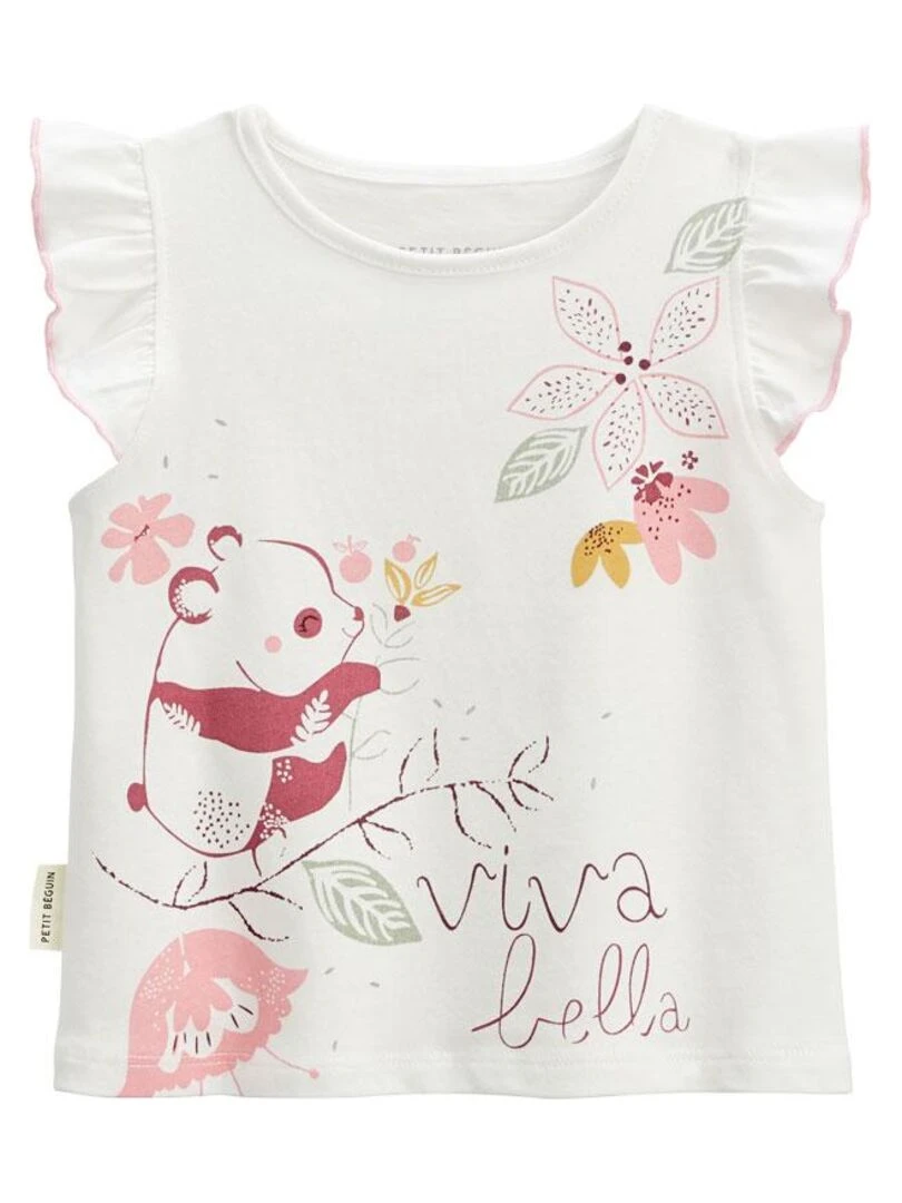 Pyjama enfant manches courtes Alba Rose