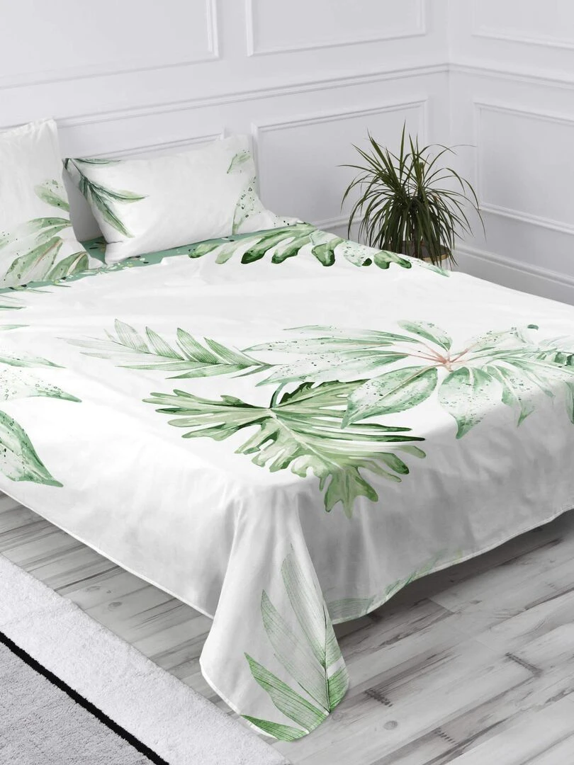 Drap Delicate "Happyfriday" Blanc