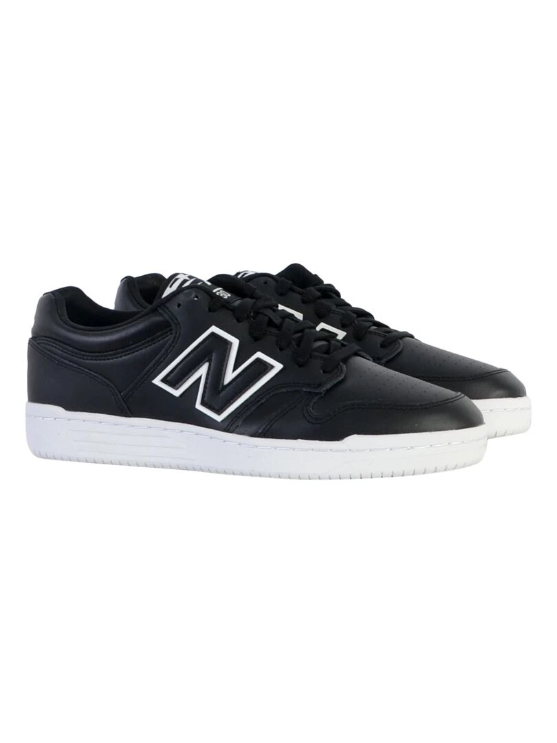 Basket Cuir New Balance 480 Homme   Noir