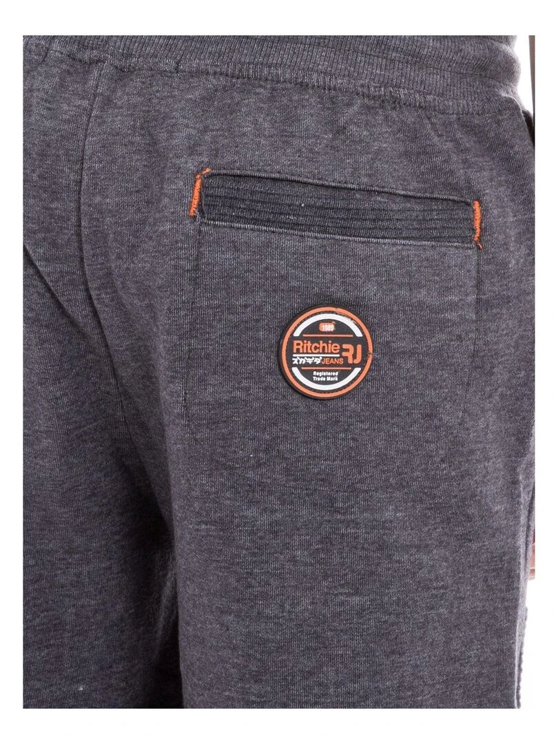 Bermuda molleton BANOON BOY   Gris foncé