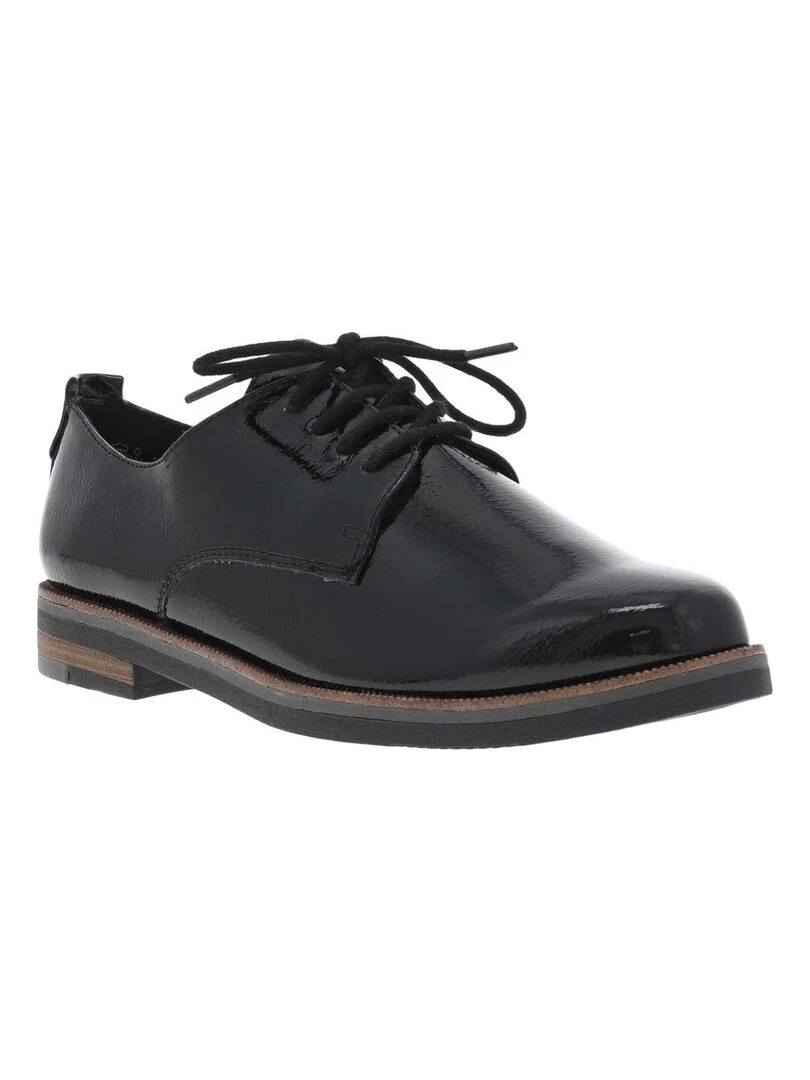 MARCO TOZZI   Derbies talon plat   Noir