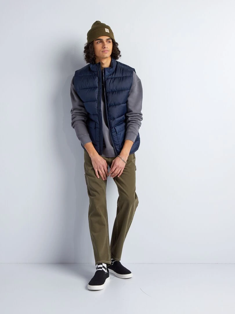 Parka mi longue déperlante   Beige