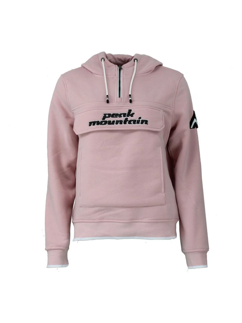 Sweat à capuche femme AFLOW Rose