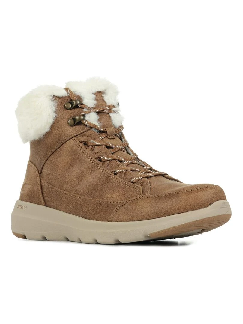 Boots Skechers Glacial Ultra Cozyly Marron