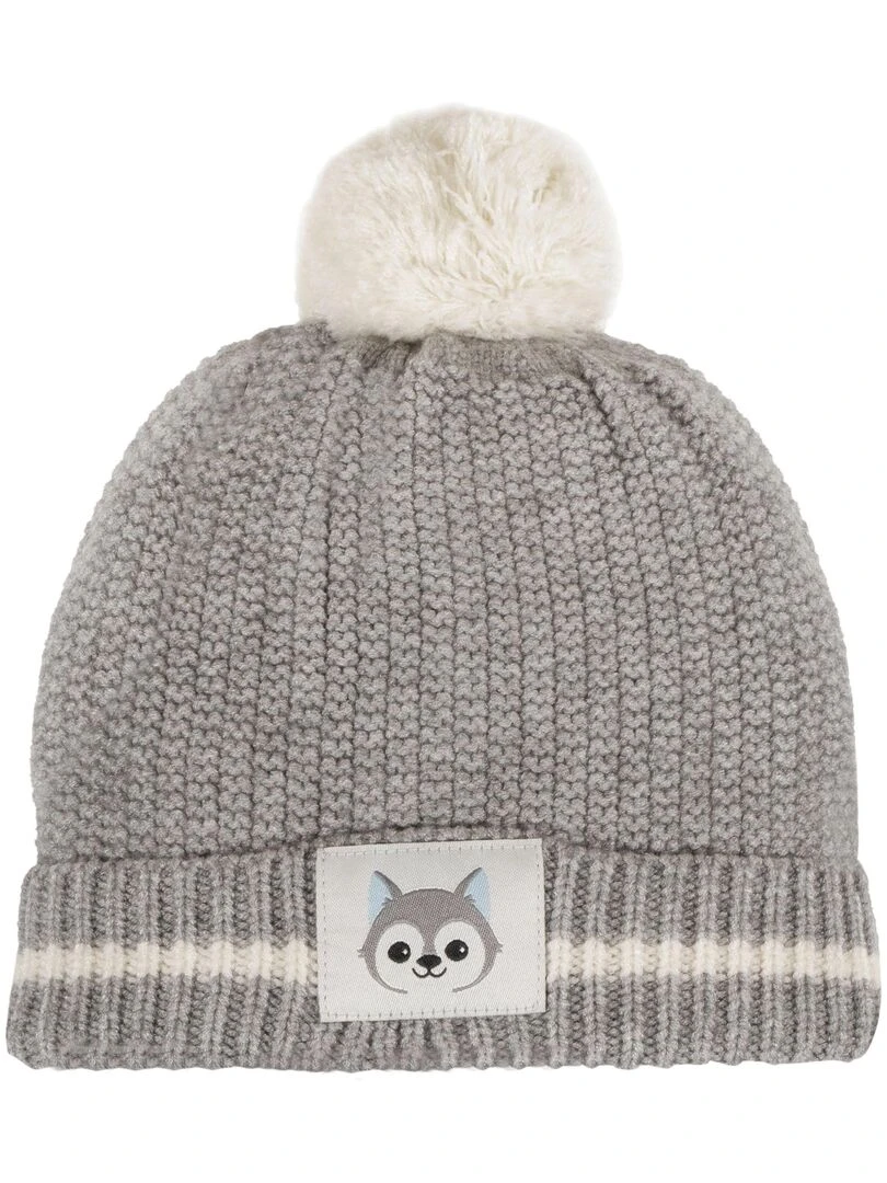 Bonnet Enfant 2/4 ans Soft Touch Loup Gris