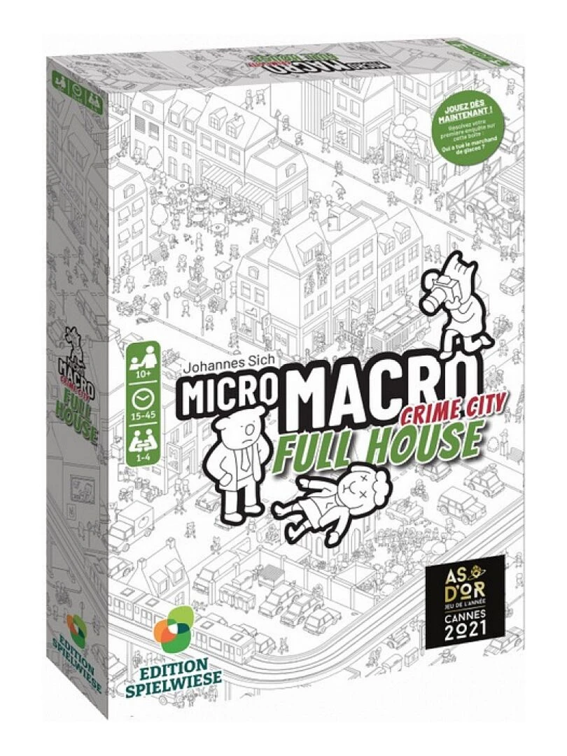 Jeu de société famille Micro macro Crime City 2 Full House N/A