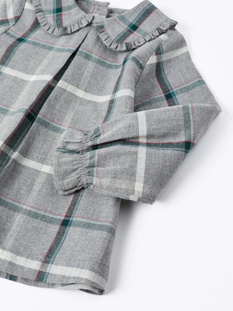 Blouse manches longues great world 'Zippy'   Gris clair