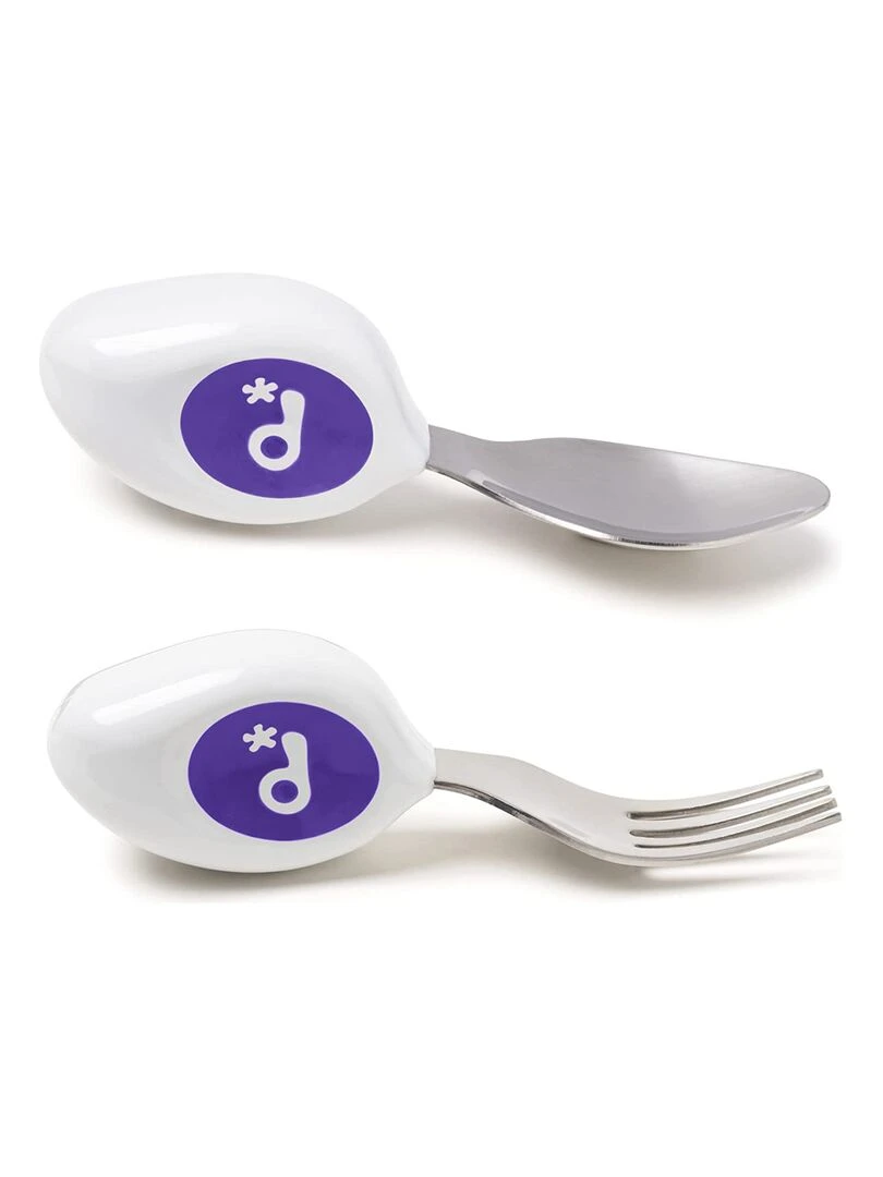 Set de 2 couverts ergonomiques Indigo Violet
