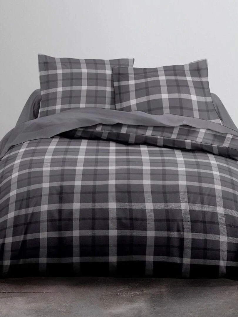 Housse de couette Winter Comet + taie(s) 100% coton 57 fils Gris