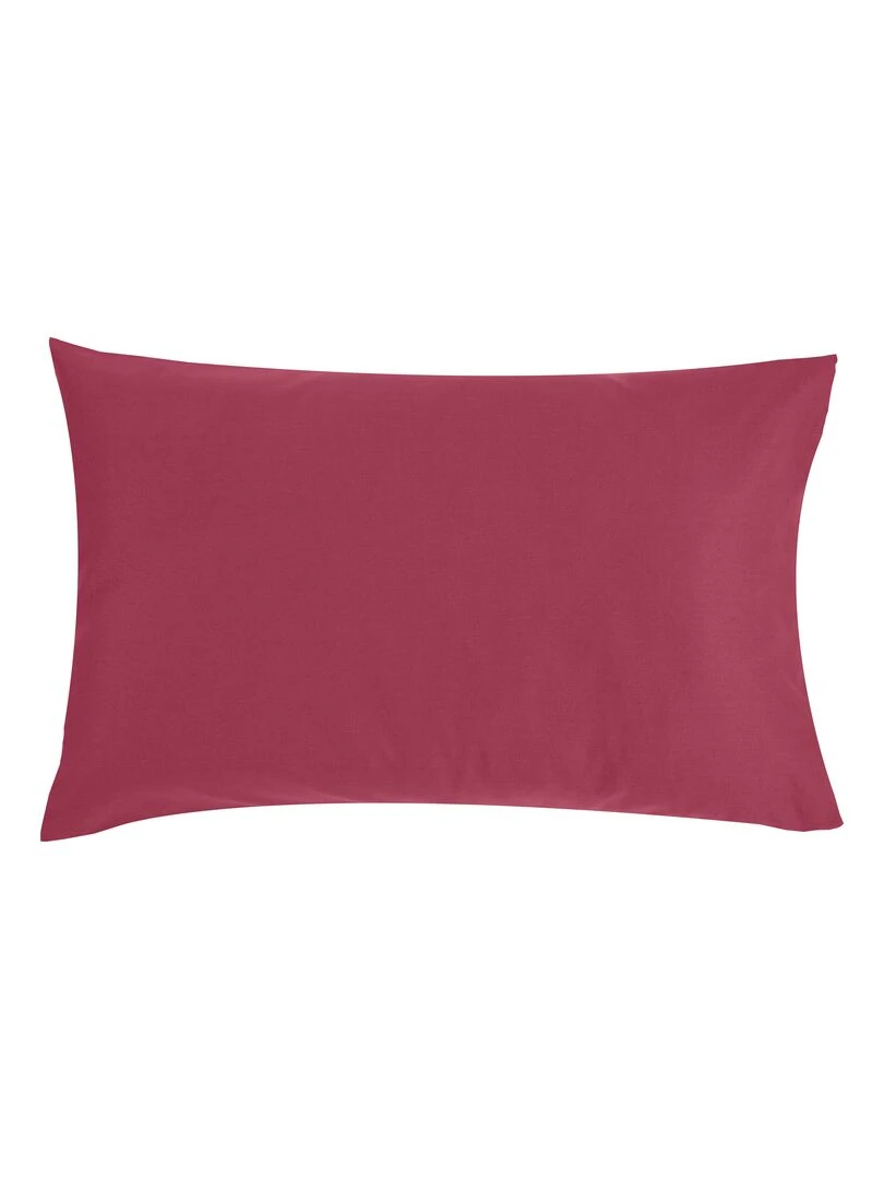 Taie d'oreiller bébé 100% coton Bio 'P'tit Basile' Violet prune