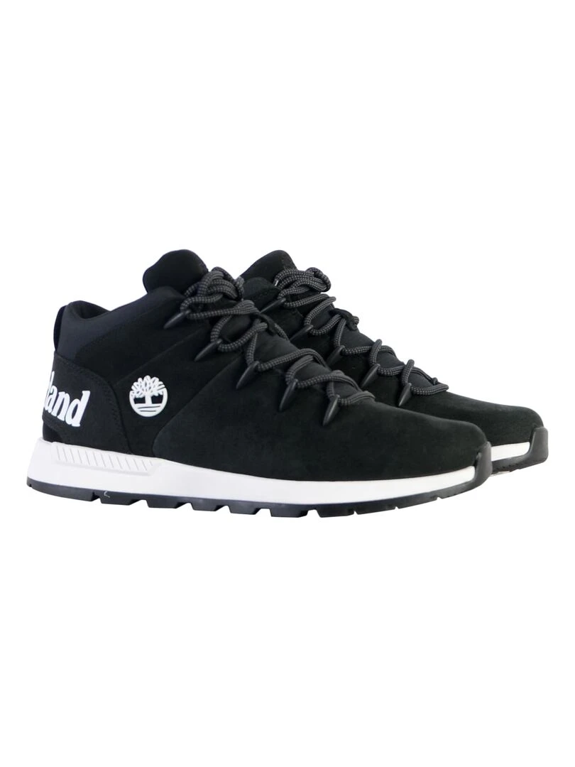 Basket Montante Cuir Timberland Sprint Trekker Mid   Noir
