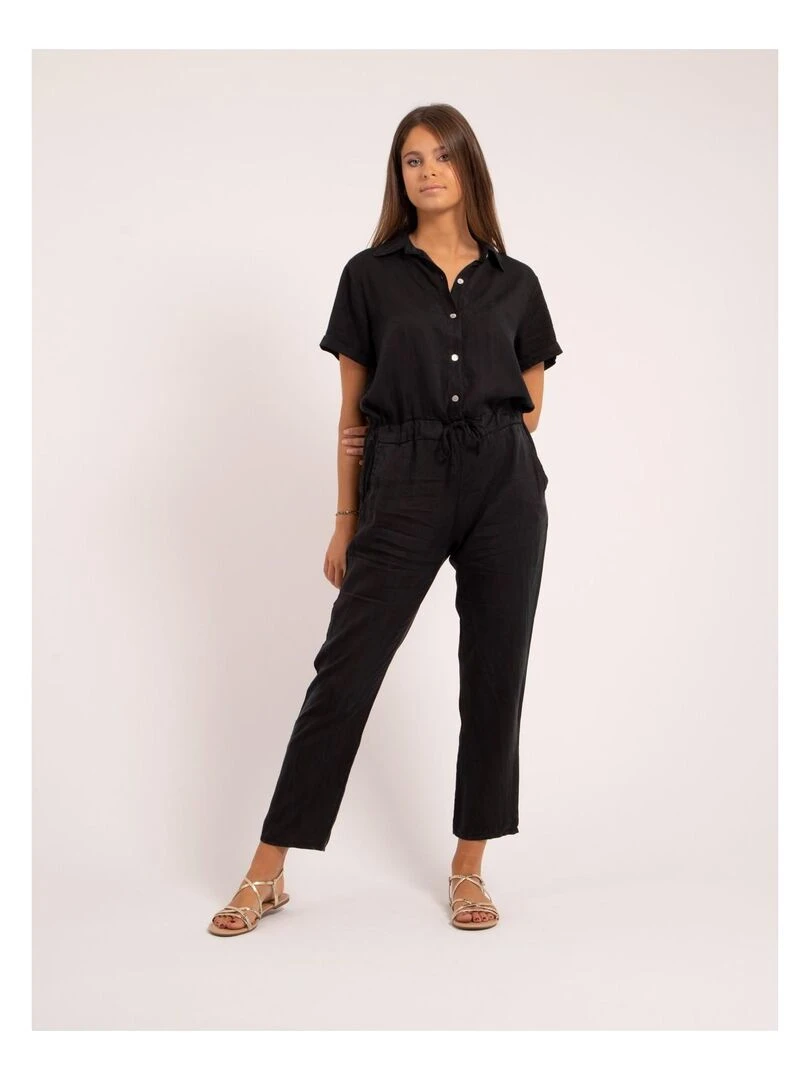 Combi pantalon tencel ENDY   Noir