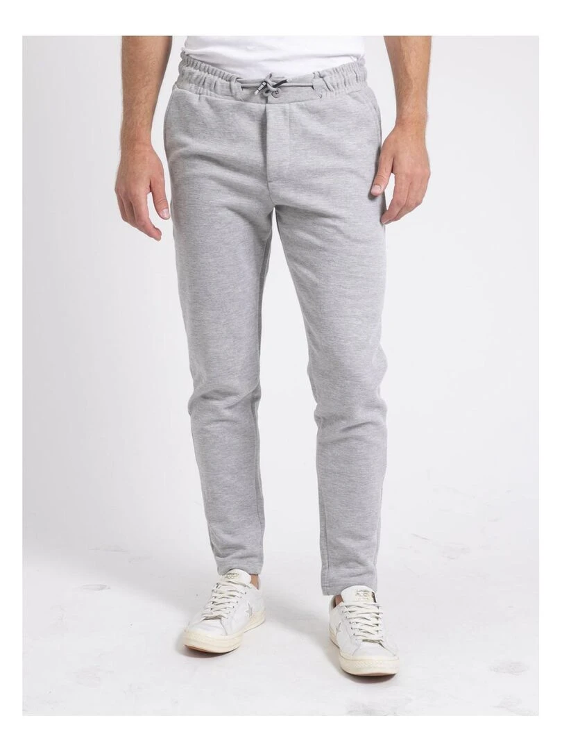 Pantalon chino molleton VICTORIAVIL Gris