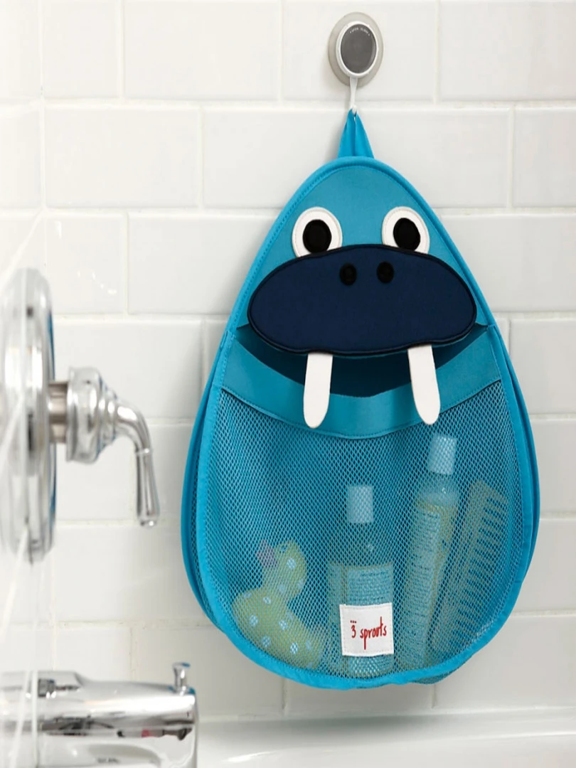 Filet de rangement jouets de bain Morse Bleu