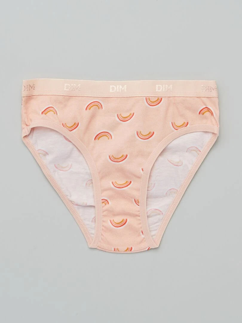 Lot de 5 culottes Les Pockets de 'DIM'   Rose/blance