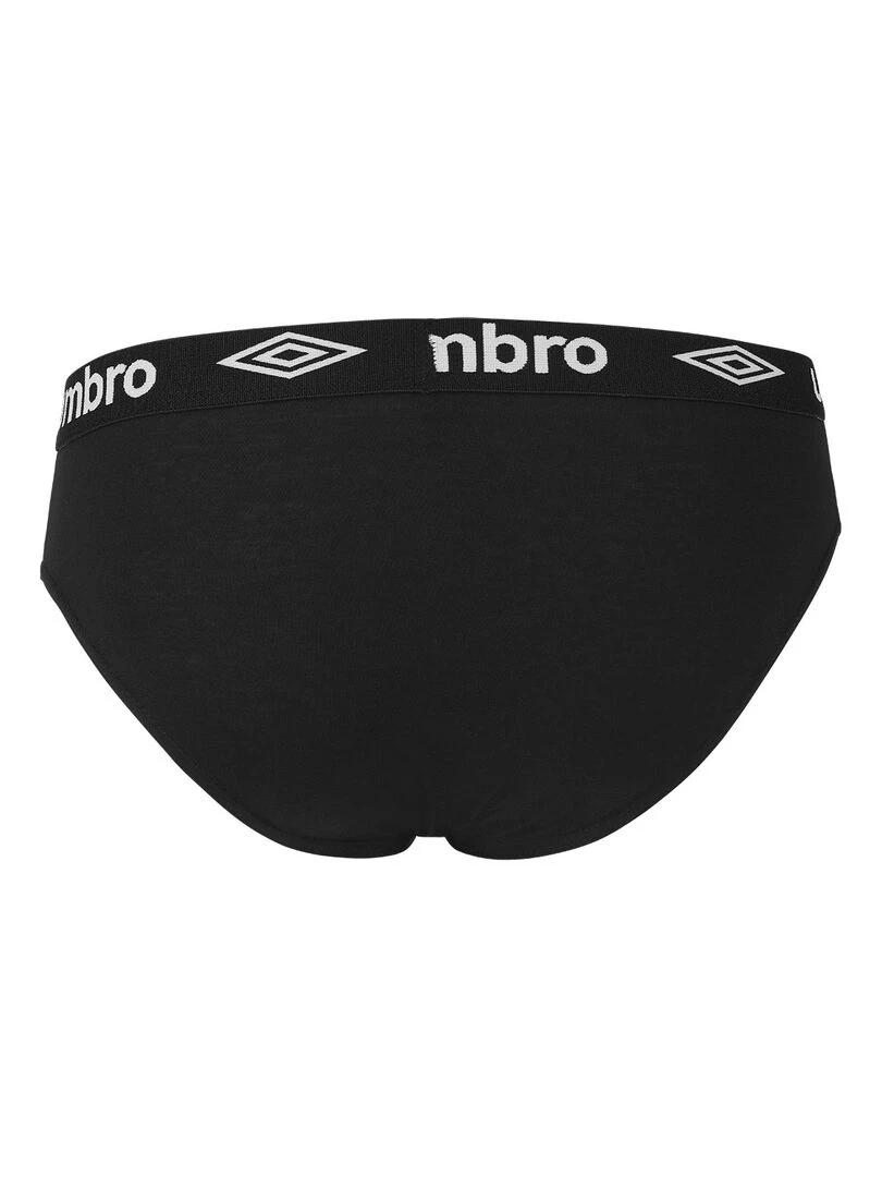 Lot de 5 Slips coton homme Umbro   Noir Gris