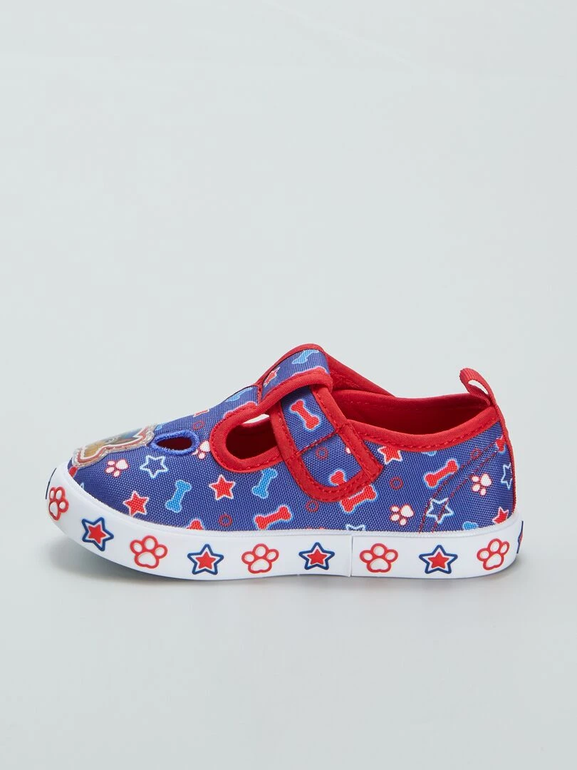 Baskets en toile 'Pat' Patrouille'   Bleu/rouge