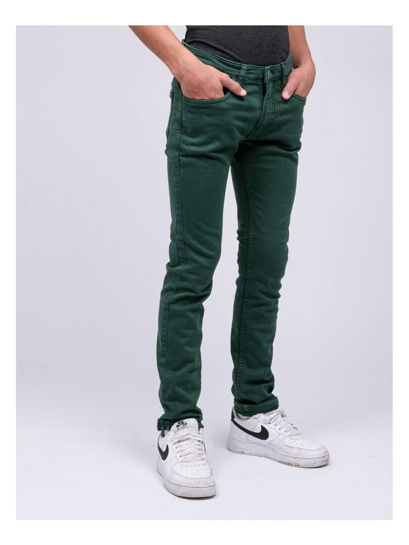 Pantalon 5 poches VAAS J Vert