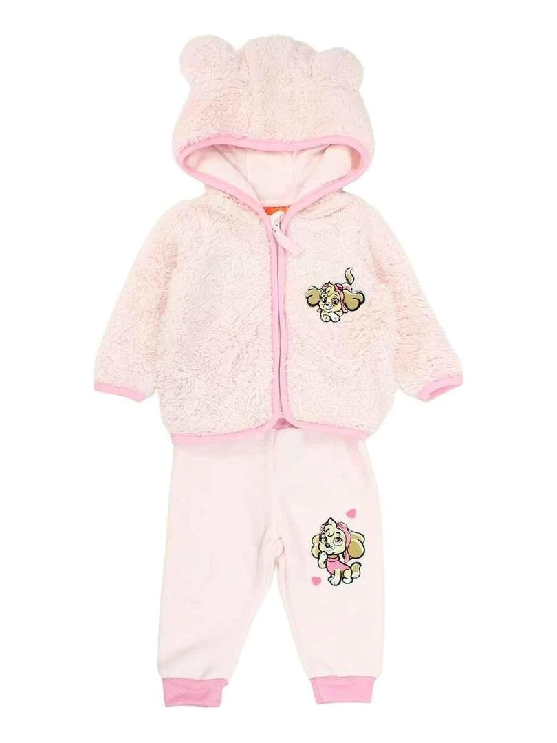 Paw Patrol Ensemble Veste pantalon bébé fille Imprimé La Pat' Patrouille Rose