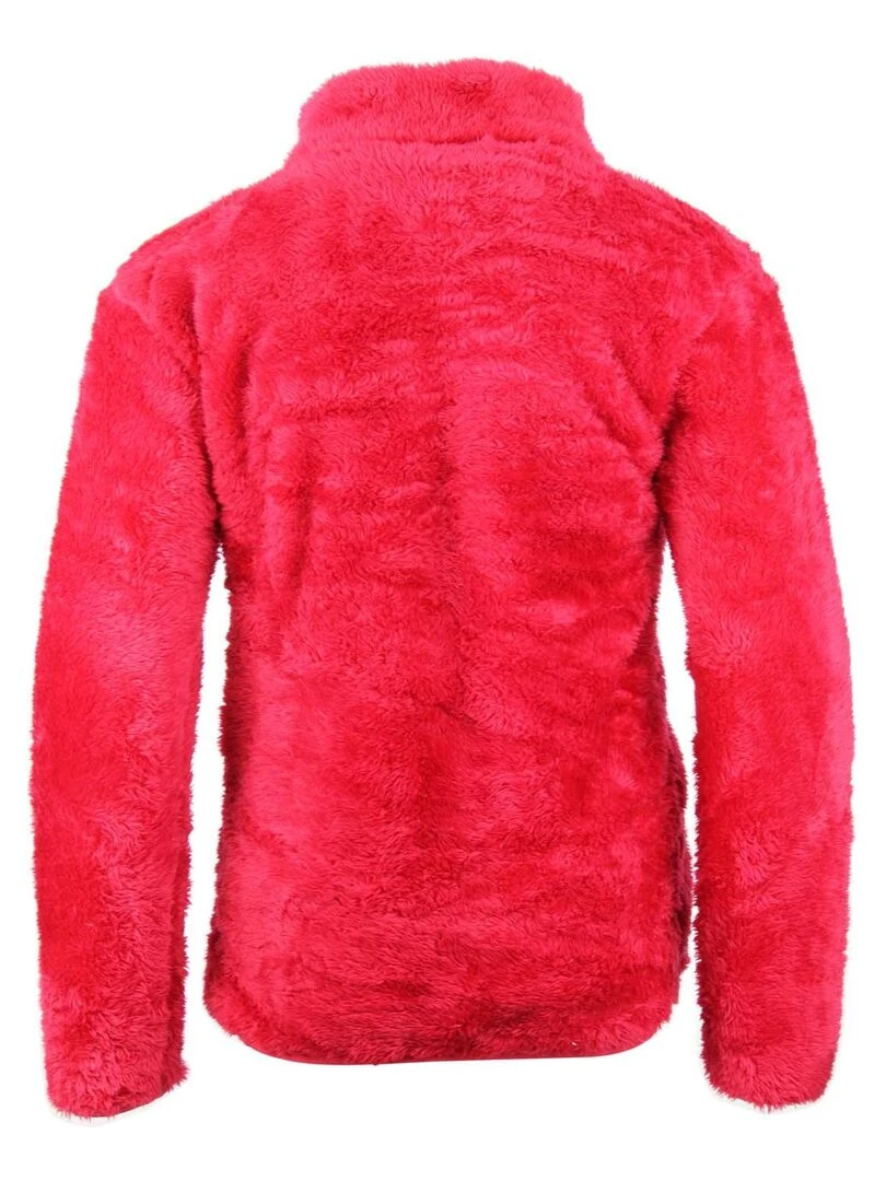 Polaire garçon ECARIANO PEAK MOUNTAIN Rouge