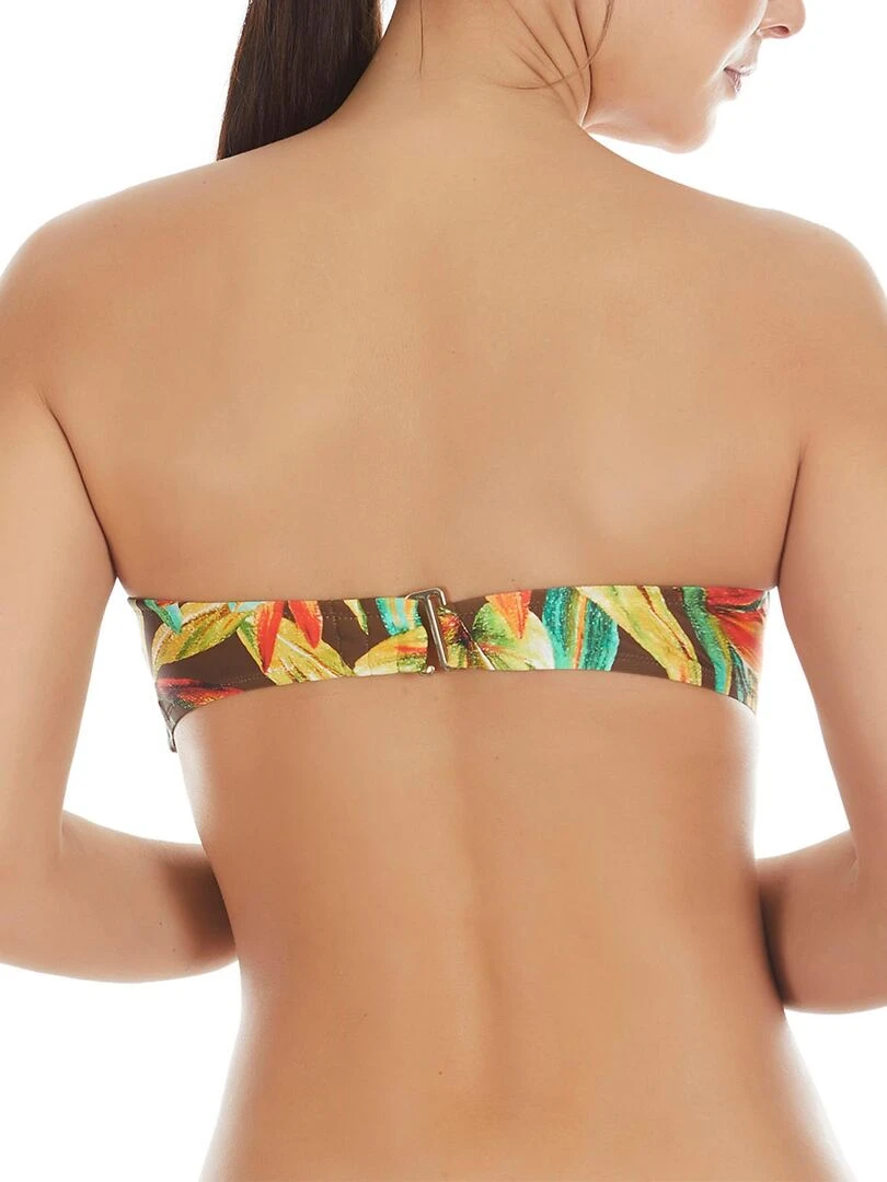 Haut maillot de bain bandeau Bird Of Paradise Vert