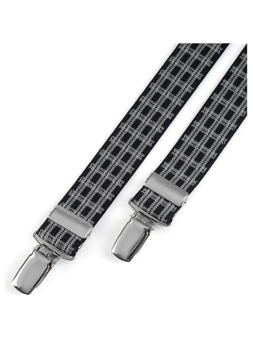 Bretelles slim Izmo Fabriqué en Europe Noir