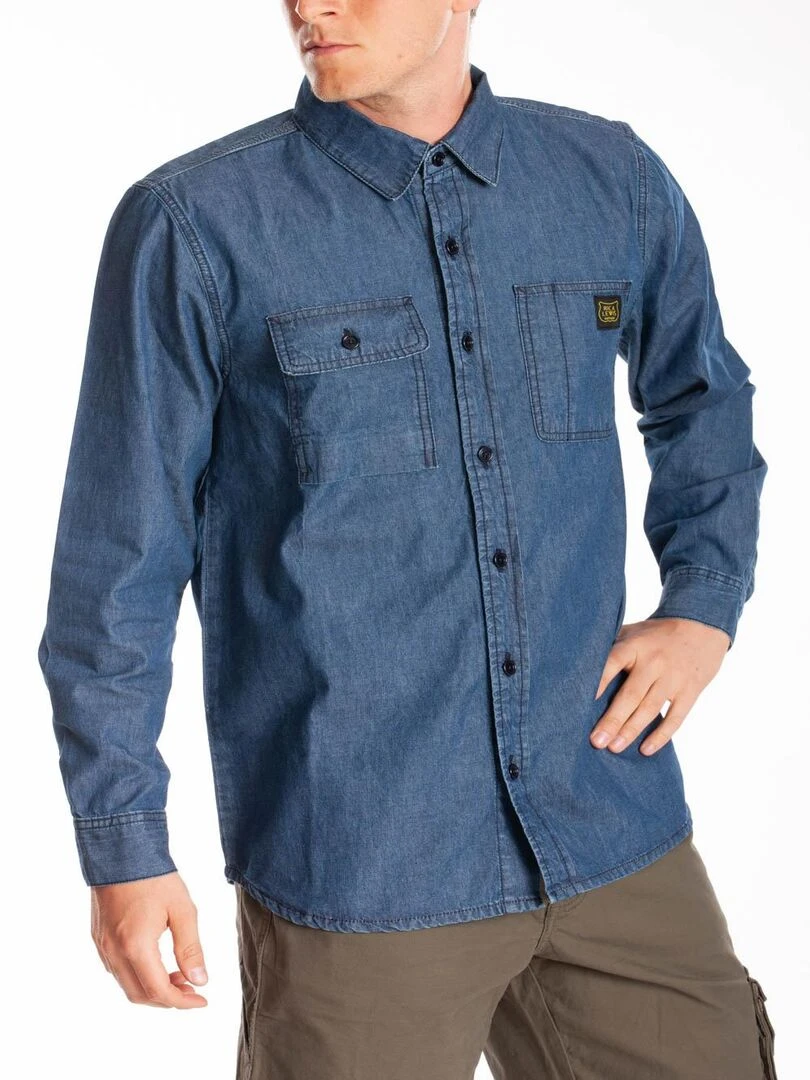 Chemise de travail en jeans MATT 'Rica Lewis' Bleu