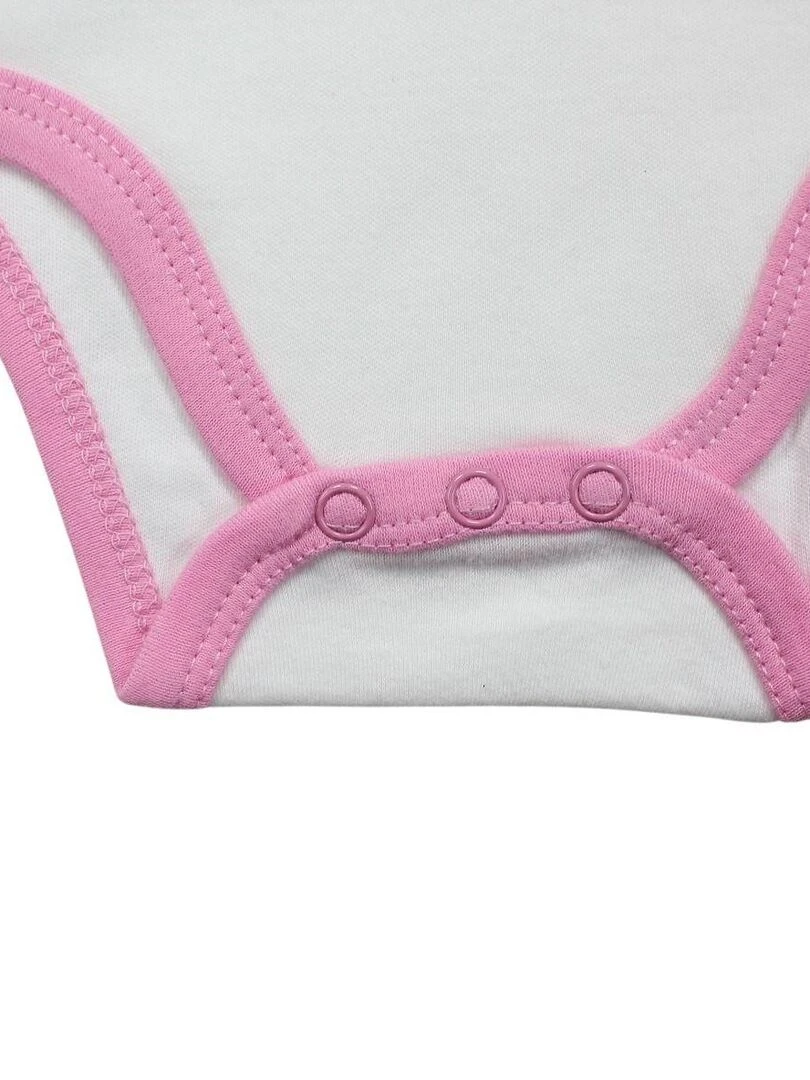 Lee Cooper   Lot de 2 bodys bébé fille en coton   Bleu