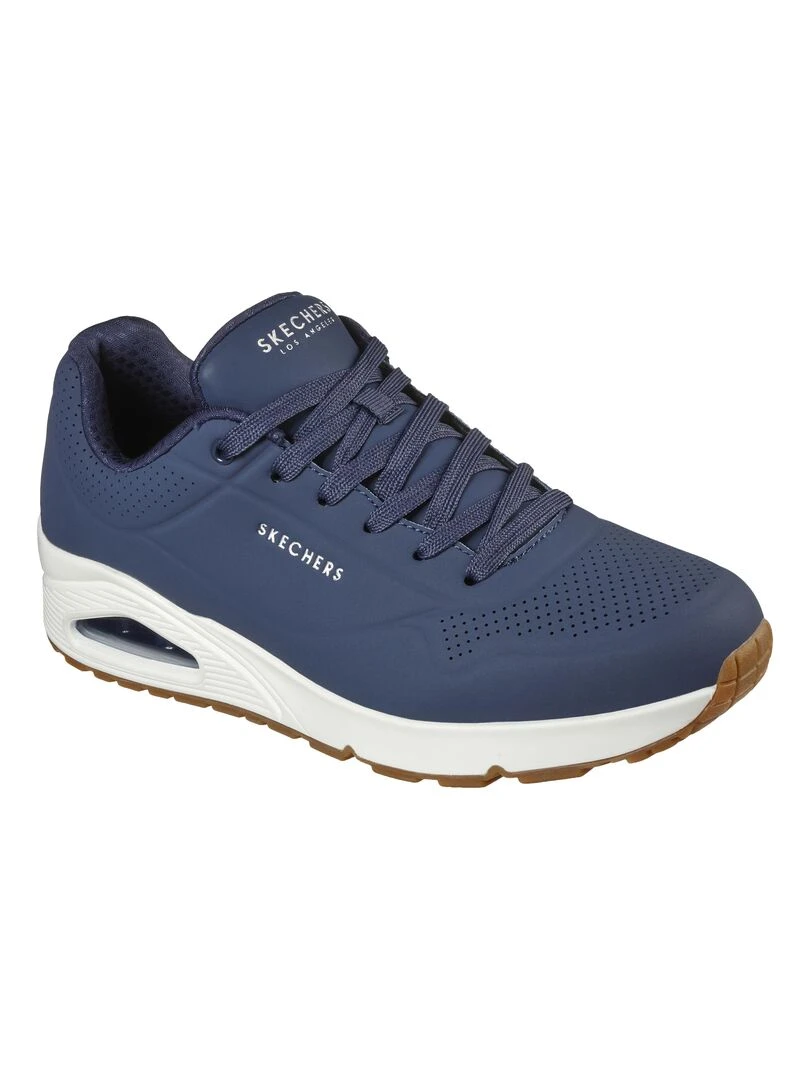 Basket à lacets Skechers Stand On Air   Bleu