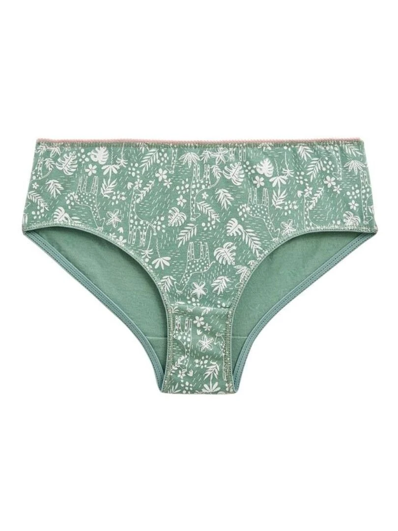 Lot de 3 culottes fille Vagirafe   Kaki
