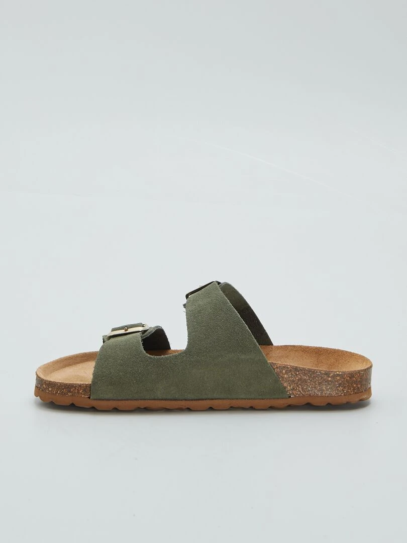 Sandales à double brides   Vert