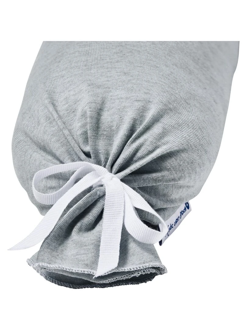Tour de lit en coton 180 x 9 cm Gris