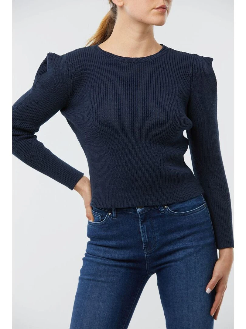 Lee Cooper   Pull coton  COCOON   Bleu marine