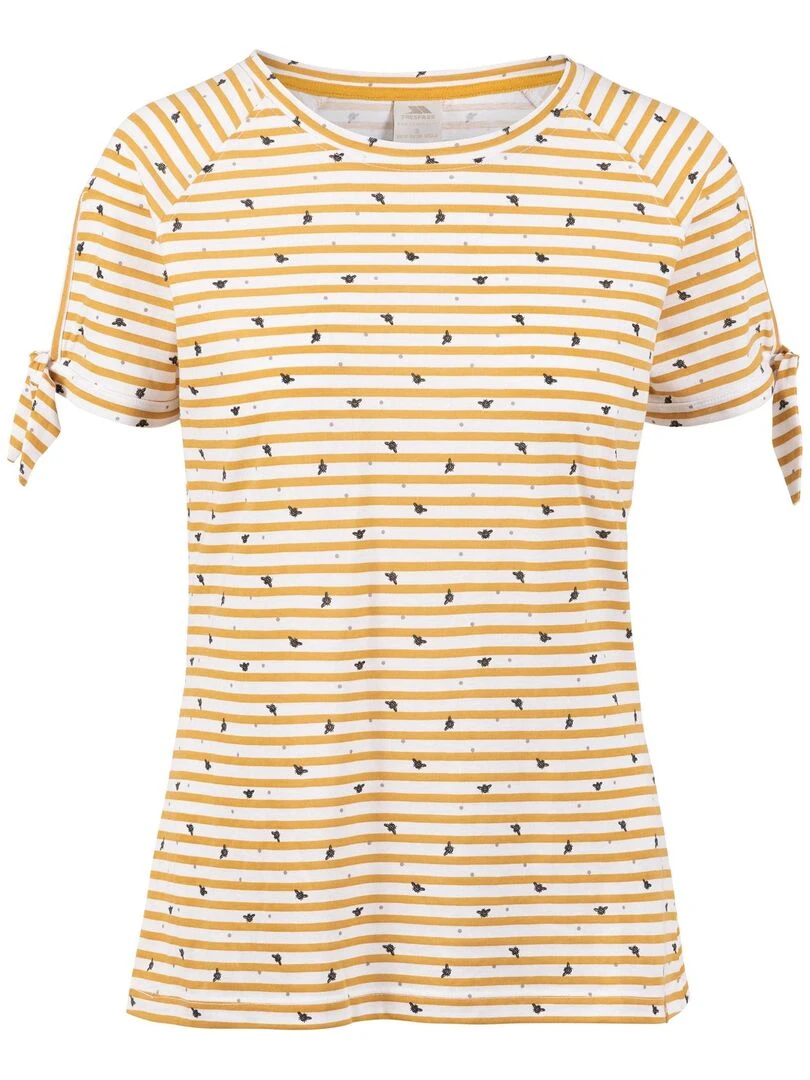 Trespass T shirt imprimé PENELOPE Jaune foncé