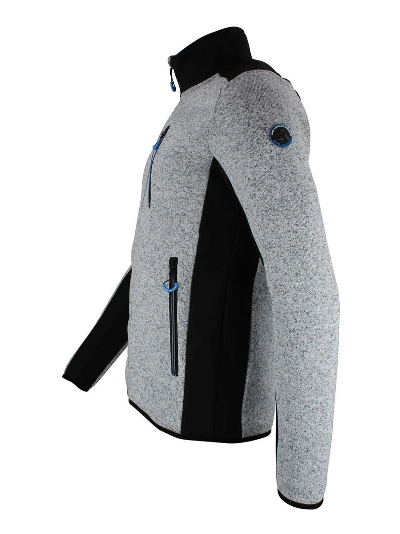 Blouson polaire homme CEVIRA PEAK MOUNTAIN Gris