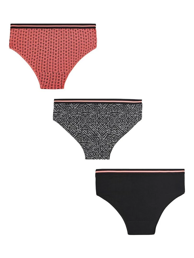 Lot de 3 culottes fille Rumba Multicolore