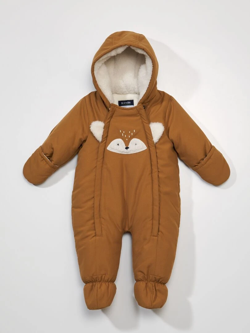 Combipilote à capuche Marron
