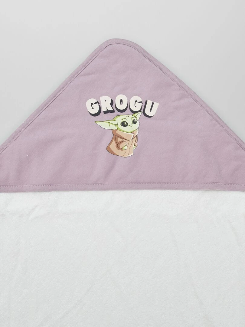 Cape de bain 'Bébé Yoda' de 'Star Wars'   Violet