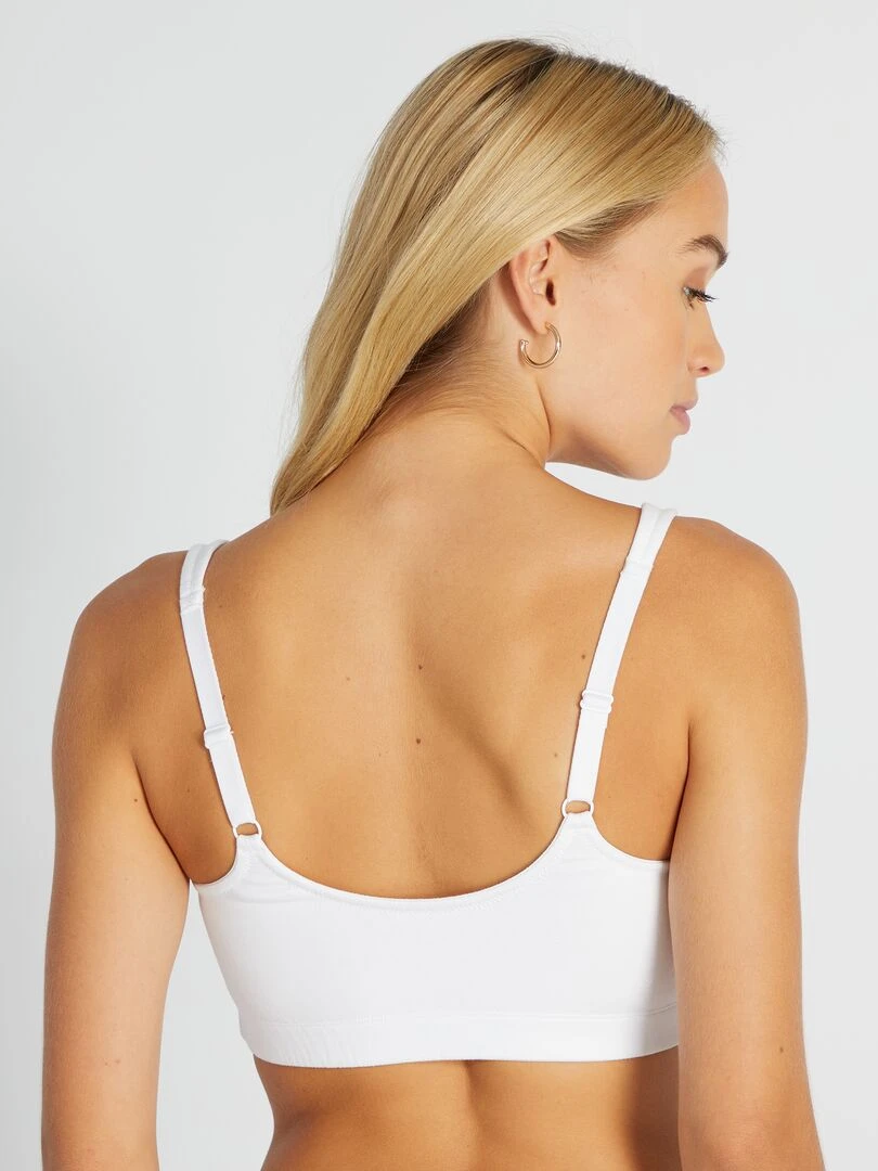 Brassière post opératoire blanc